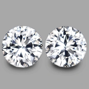 Натуральный белый Сапфир круг 4мм 0.32ct Натуральный белый Сапфир круг 4мм 0.32ct