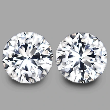 Натуральний білий Сапфір коло 4мм 0.32ct Натуральний білий Сапфір коло 4мм 0.32ct