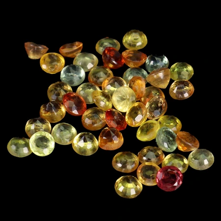 Натуральний кольоровий Сапфір коло 2.7мм 0.12ct Натуральний кольоровий Сапфір коло 2.7мм 0.12ct