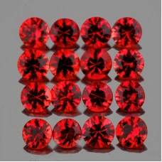 Натуральний червоний Сапфір коло 1.25мм 0.01ct Натуральний червоний Сапфір коло 1.25мм 0.01ct