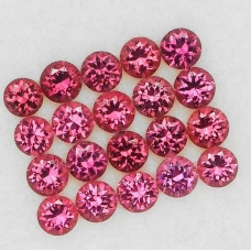 Натуральний рожевий Сапфір коло 1мм 0.005ct