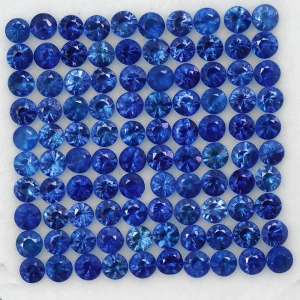 Натуральний синій Сапфір коло 1.2мм 0.01ct