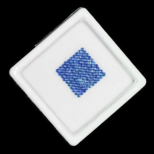 Натуральный синий Сапфир круг 1мм 0.004ct