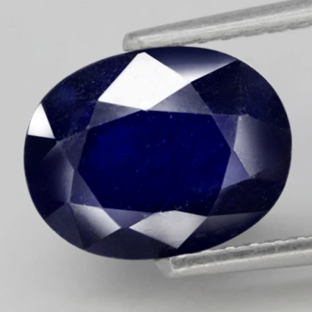 Натуральный синий Сапфир овал 9х7мм 3.15ct Натуральный синий Сапфир овал 9х7мм 3.15ct