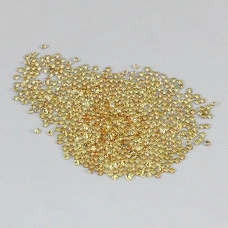 Натуральний жовтий Сапфір коло 1.1мм 0.008ct