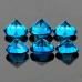 Натуральний блакитний лондон Топаз коло 5мм 0.60ct Натуральний блакитний лондон Топаз коло 5мм 0.60ct