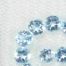 Натуральний блакитний скай блю Топаз коло 3.4мм 0.17ct