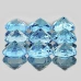 Натуральний блакитний скай блю Топаз коло 5мм 0.60ct