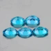 Натуральный голубой свисс Топаз овал 7х5мм 1.00ct