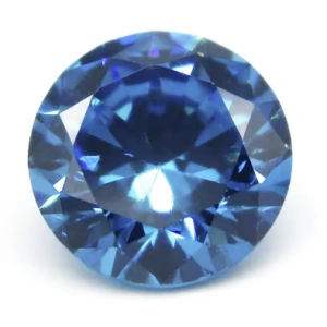 Кубічний цирконій Блакитне коло 3мм