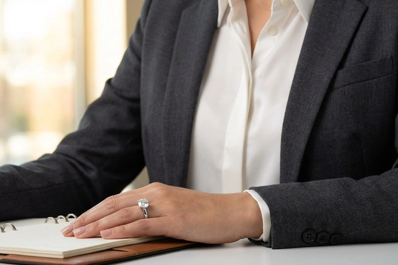 Jewelry in business setting